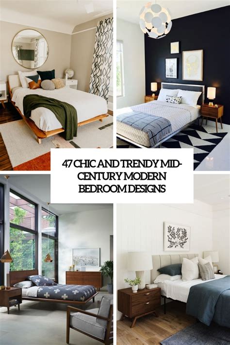 47 Chic And Trendy Mid-Century Modern Bedroom Designs - DigsDigs