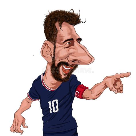 Lionel Messi Caricature 2022 Editorial Stock Photo - Illustration of ...