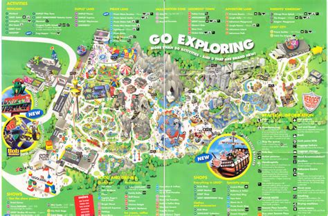 Legoland Billund - 2009 Park Map