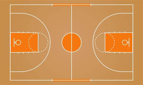 Basketball court floor with wooden color background design 3185051 ...