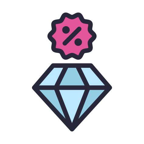 Jewel Generic Outline Color icon