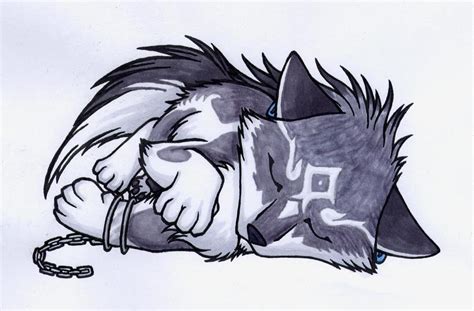 sad anime wolf pup by UmbreonLUVR on DeviantArt