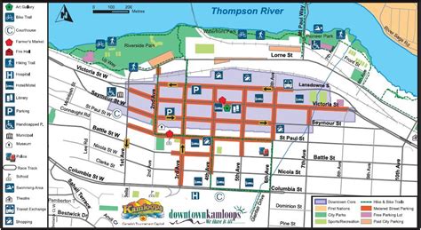 Street Map Of Kamloops Bc - A Map Of The United States