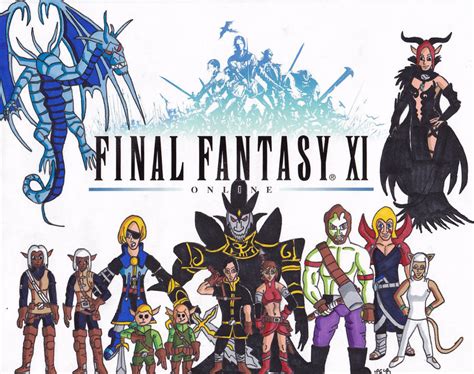 Final Fantasy 11 Characters poster by NinjaDude719 on DeviantArt