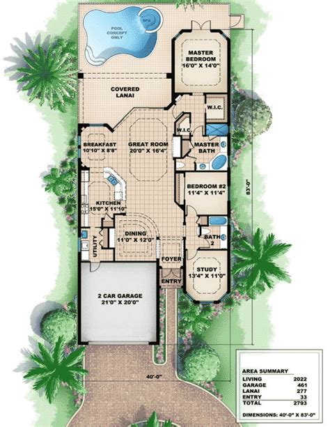 Tuscan Style House Plan - 66025WE | Architectural Designs - House Plans