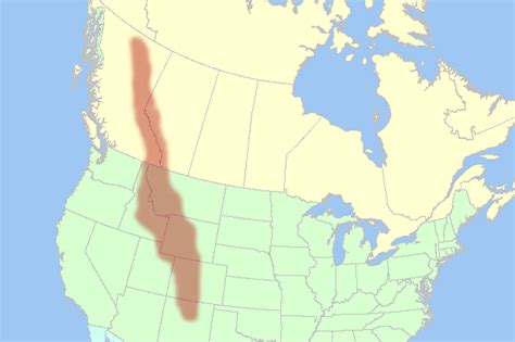 Canada Map Rocky Mountains