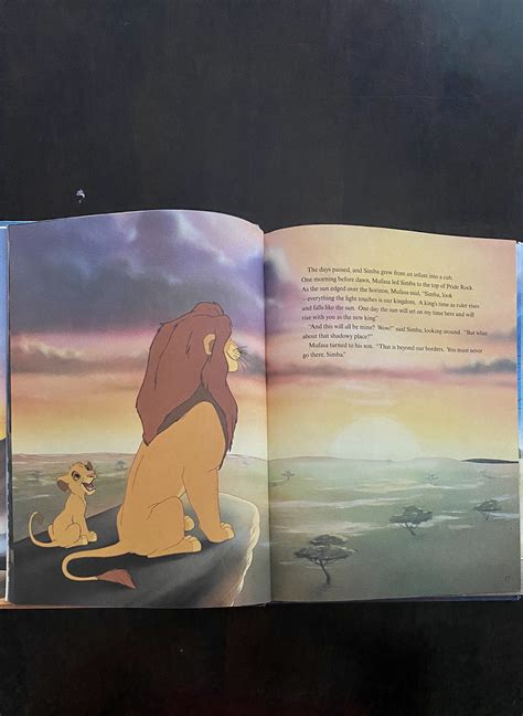 1994 Lion King Hardcover Story Book | Etsy