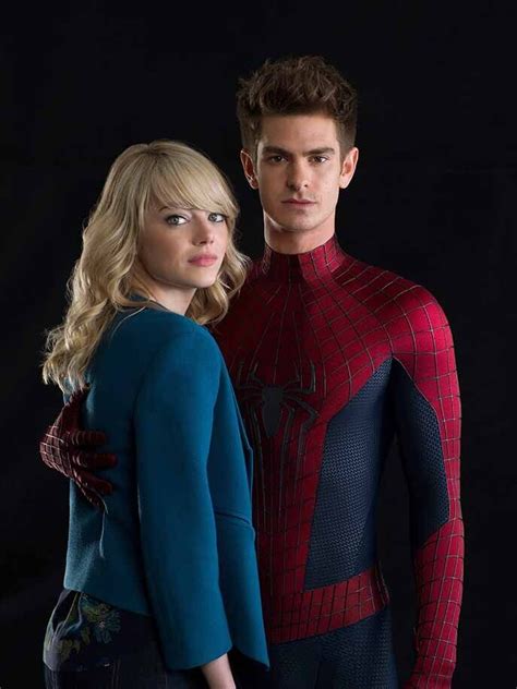 Andrew Garfield Emma Stone The Amazing Spider-Man 2 2014 Photo - CL2977 ...