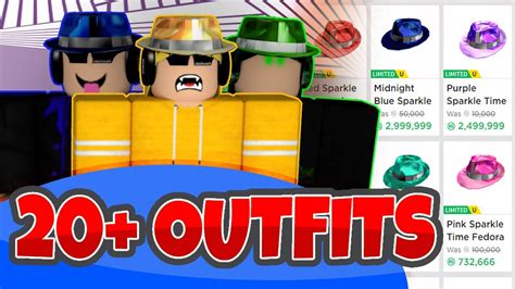 20+ RICH BOY AND GIRL SPARKLE TIME OUTFITS || ROBLOX - YouTube