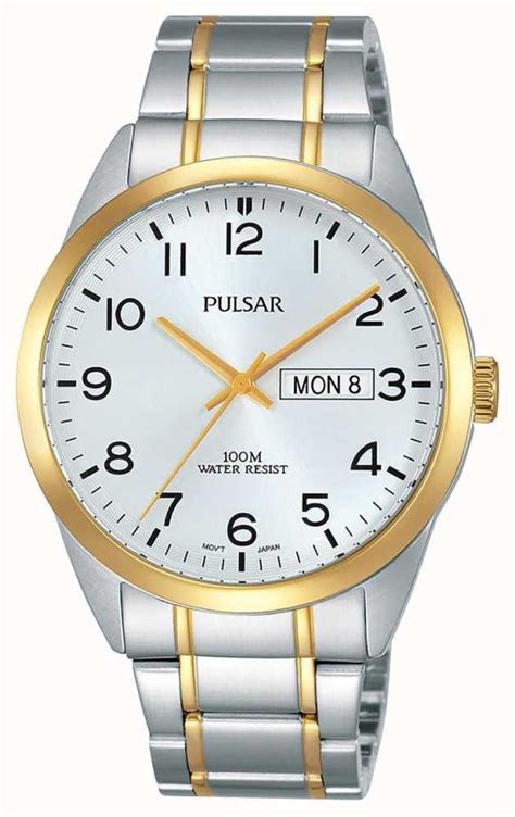 Pulsar Gents Two Tone Watch PJ6064X1 - First Class Watches™