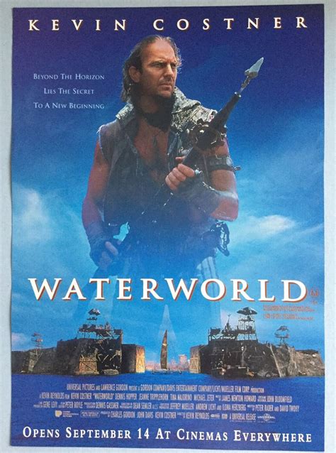 WATERWORLD- Kevin Costner - Original Aust.Lobby Advance Movie Poster | eBay