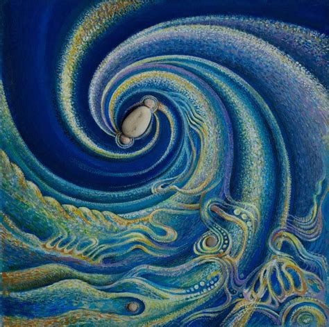 Upward spiral Painting by Marina Gromova | Saatchi Art