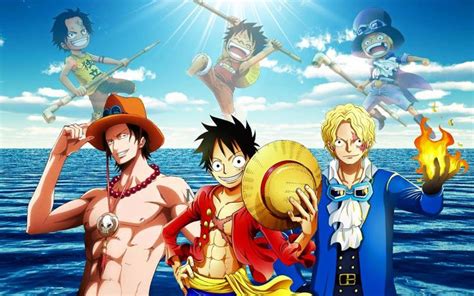 ONE PIECE – The 3 brothers ( Ace, Luffy & Sabo ) | Ace and luffy, One ...