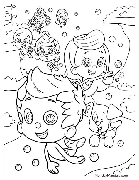 22 Bubble Guppies Coloring Pages (Free PDF Printables)