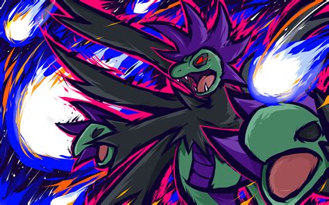 Shiny Hydreigon | Draco Meteor by ishmam on DeviantArt