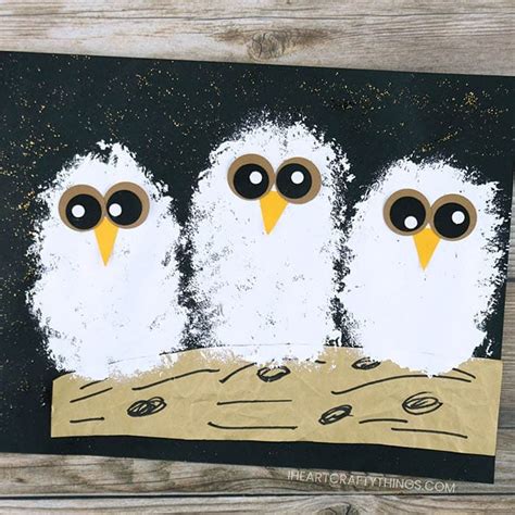 How To Make An Owl Babies Craft - I Heart Crafty Things