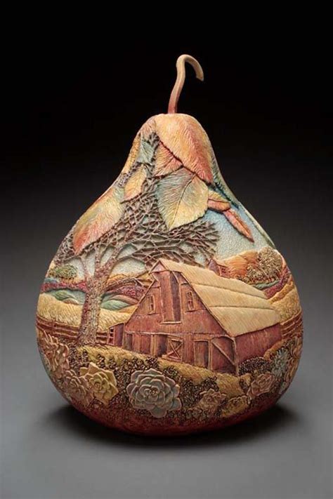 Amazing Gourd Carving Art by Marilyn Sunderland - Design Swan ...