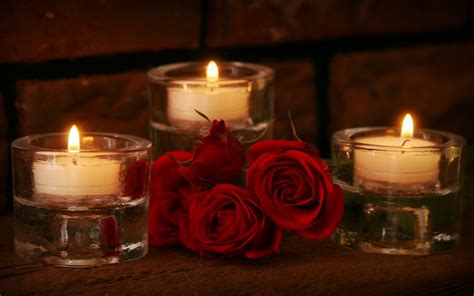 Romantic roses and candles | Romantic candles, Candles crafts ...