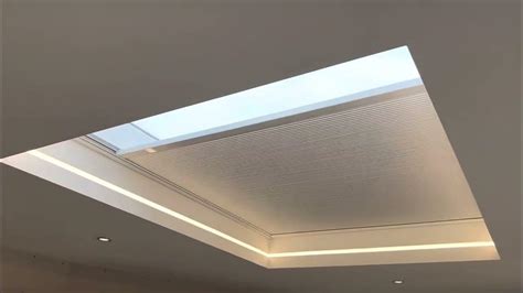 Electric Skylight Blinds Installation - YouTube