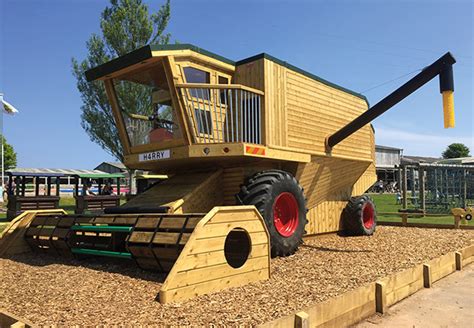 Combine Harvester Kids Play Area :: Behance