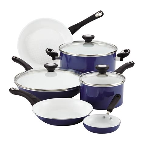 Farberware Purecook Ceramic Nonstick Cookware 12 Piece Cookware Set ...