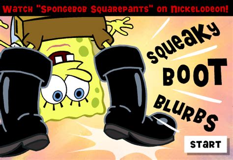 SpongeBob Squarepants: Squeaky Boot Blurbs : Nickelodeon : Free ...