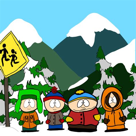 South Park Bus Stop Scene! by Aniaisanawesomegod on DeviantArt