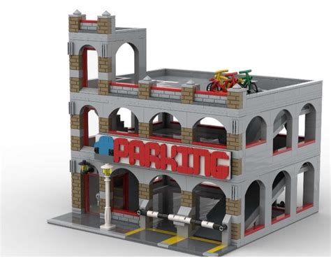 LEGO MOC Modular Small Car Parking Garage by Jhobbs | Rebrickable ...