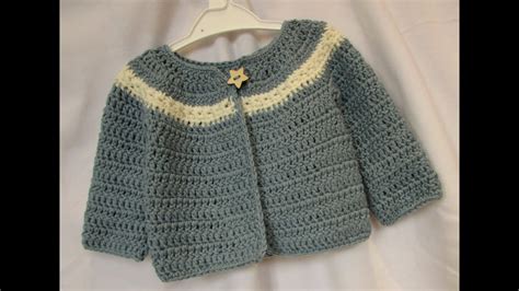 NEW BABY CROCHET CARDIGAN PATTERN - Crochet