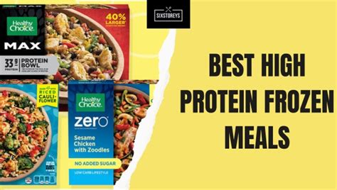 20 Best High Protein Frozen Meals [2024 Fitness Goals]