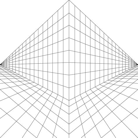 5 Best Two-Point Perspective Grids Printable PDF for Free at Printablee