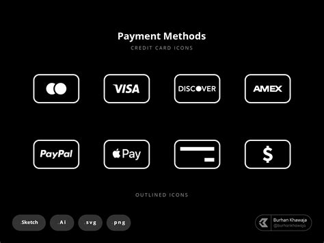 Credit Card Payment Icons (Freebie) (6) | GIFs :: Behance