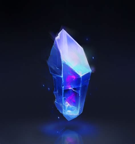 ArtStation - crystal, Zach Sharts | Crystal drawing, Kyber crystal ...