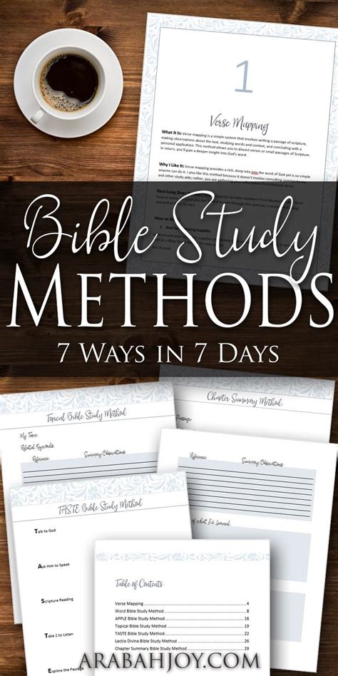 7 Simple Bible Study Methods to Try