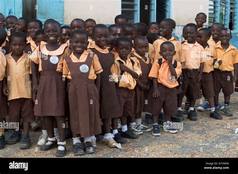 Ghana school uniform hi-res stock photography and images - Alamy