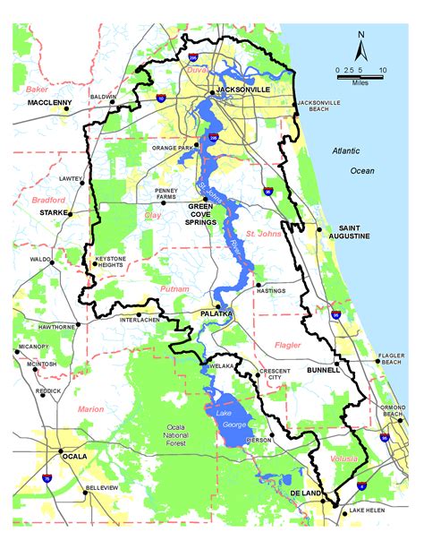 Map Of St Johns River Florida | Florida Map 2018