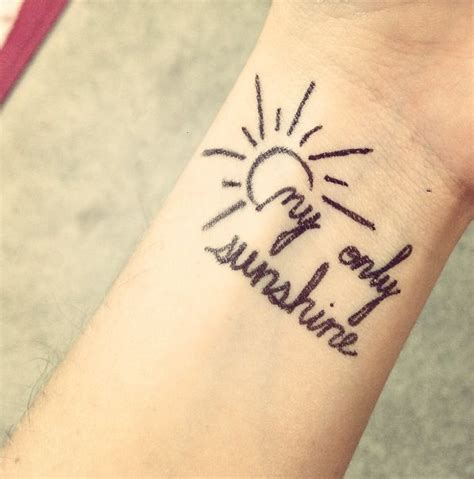 Sunshine tattoo, Tattoos, Mommy tattoos