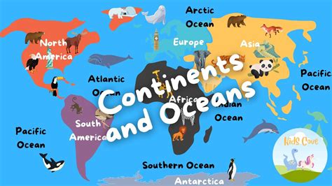 Learn Continents and Oceans | Animals in each continent and ocean - YouTube