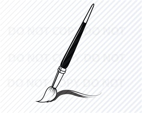 Brush Clipart Black And White