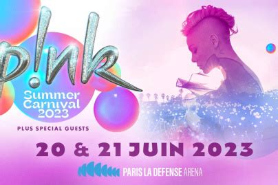 Pink tritt im Juni 2023 in der Paris La Défense Arena auf ...