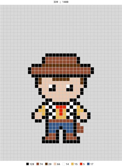 Pin de CodeArch en Beads - Pixel Art | Dibujos fáciles, Poster de akira ...