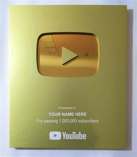 YouTube Play Button For Sale