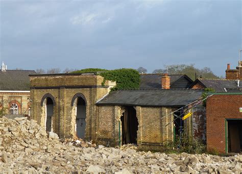 Halstead Station, Essex. The demolition of a factory, has … | Flickr