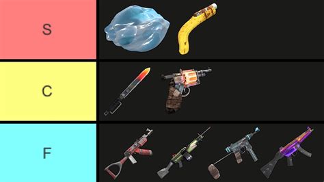 i created THE BEST TIER LIST for WEAPONS in RUST... - YouTube