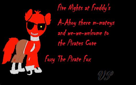 Foxy The Pirate Foxy by VitaniKopa on DeviantArt