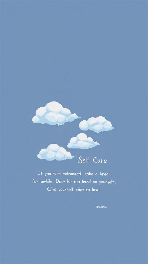 Download Clouds Self Care Quotes Pinterest Aesthetic Wallpaper ...