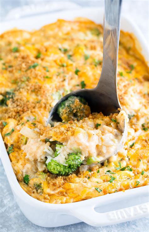 Cheesy Broccoli Rice Casserole - We Love this Vegetarian Recipe!