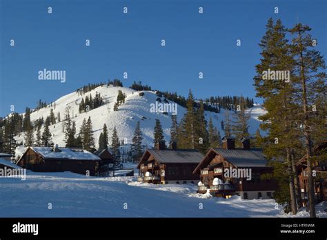 Sugar Bowl ski resort, Norden CA Stock Photo - Alamy