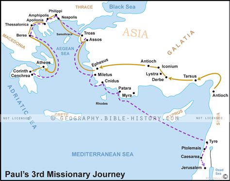 Acts Pauls Third Missionary Journey - Bible History