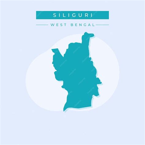 Premium Vector | Vector map of Siliguri illustration